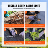 3FTx250FT Premium Heavy Duty Weed Barrier Landscape Fabric, 5OZ Woven Geotextile Fabric Under Gravel, High Permeability for Weed Blocker Weed Mat, Driveway Fabric, Weed Control Garden Cloth