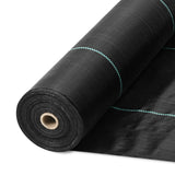 Weed Barrier Landscape Fabric, 6*100FT Heavy Duty Garden Weed Fabric, Woven PP Weed Control Fabric, Driveway Fabric, Geotextile Fabric for Landscaping, Ground Cover, Weed Blocker Weed Mat, Black