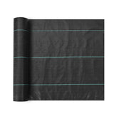 Weed Barrier Landscape Fabric, 6*100FT Heavy Duty Garden Weed Fabric, Woven PP Weed Control Fabric, Driveway Fabric, Geotextile Fabric for Landscaping, Ground Cover, Weed Blocker Weed Mat, Black
