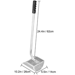 VEVOR Metal Detector Sand Scoop Metal Detecting Hunting Scoop w/ Steel Handle