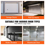 Garage Door Seals Bottom Rubber, U Shape +O Ring Combination Garage Door Bottom Weather Seal, 10ft Weatherproofing Garage Door Seal, 5/16 inch T-ends and 3 3/4 inch Width, for Doors, Black