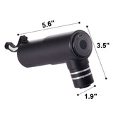 Massage Gun Deep Tissue, Percussion Muscle Massager for Athletes - with 4 Speed Levels & 4 Massage Heads, 12V 2500mAh Batteries, Handheld Electric Massage Gun for Pain Relief, Muscle Relaxation