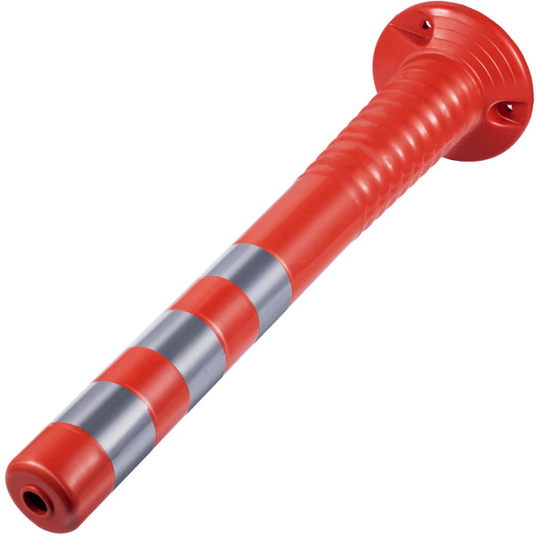 VEVOR Traffic Delineator Posts Flexible Channelizer Cone 30" Spring Post 6PCS