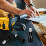 Diamond Drill Bits 7PCS Diamond Hole Saw 6/6/8/8/10/12/14mm Tile Hole Saw Kit Vacuum Brazed Diamond Drill Bit 0.59in/15mm Segment Tile Hole Saw w Storage Case for Tile Ceramic Porcelain Marble