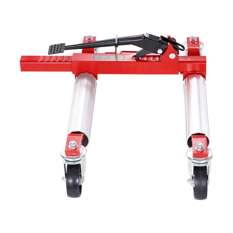 Wheel Dolly, Max Capacity 1500 Lbs Car Dolly, Car Jack Dolly Lifter with 360° Rotatable Wheels, Heavy Duty Vehicle Positioning Ratchet Tire Jack, for Vehicle Car Auto Repair Moving