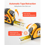 Tape Measure 7620mm Retractable Imperial Metric for Decoration