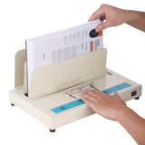 Thermal Binding Machine, 500 Sheets Capacity Book Binding Machine, Thermal Book Binder 50mm Binding Thickness A3(Short Edge)/A4/A5 Document, with Infrared Optical Detection