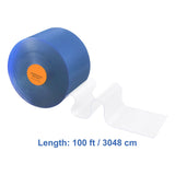 Strip Curtain, 3048 cm L x 30.5 cm W x 3 mm Thickness, Clear PVC Smooth Curtain Strip Door Bulk Roll, Plastic Door Strips for Doorway of Supermarket, Garage, Warehouse, Barn, Pet Animal House