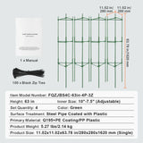 4 Packs Tomato Cages for Garden 1620 mm Tomato Plant Stakes Support Cage