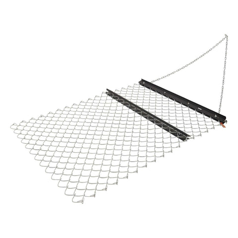 Drag Harrow 4 x 5 ft Chain Harrow Lawn Rake ATV UTV Tractor Attachments
