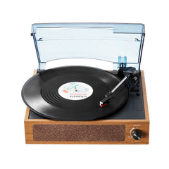 VEVOR Bluetooth Vinyl Record Player 3-Speed Belt Driven Turntable 3W Speakers