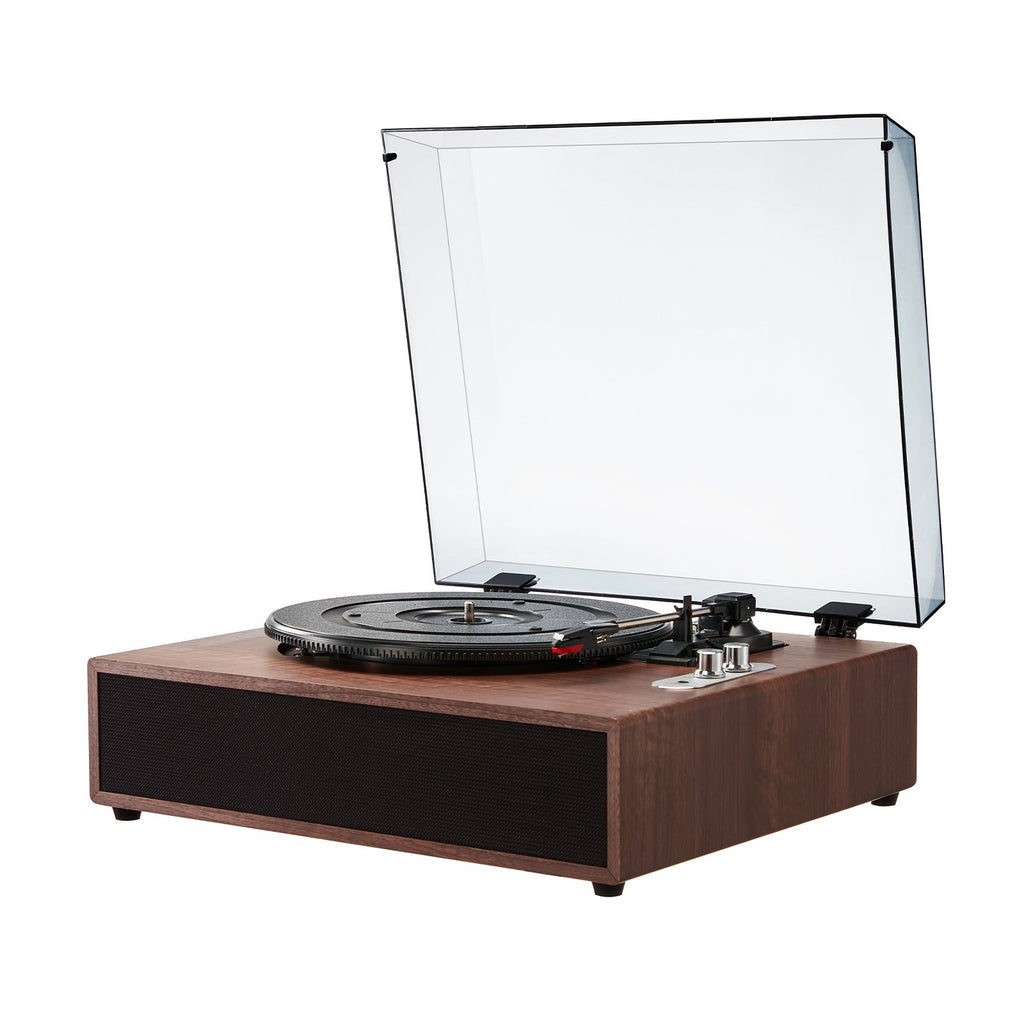 Bluetooth Vinyl Record Player 3-Speed Belt Driven Turntable 10W Speakers