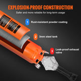 Tire Bead Seater, 2.1 Gal/8 L Air Tire Bead Blaster, 120 PSI Handheld Bead Bazooka, Upgraded Portable Tire Inflator Tool, 85-116 PSI Operating Pressure for Tractor Truck ATV Car