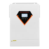 Hybrid Solar Inverter, 6000W, All in One Pure Sine Wave Power Inverter Charger, 220V AC, with Built-in 120A MPPT Solar Charger Controller, for Off-Grid System Lead Acid Lithium Battery