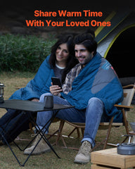VEVOR Camping Blanket 1.9 m x 1.32 m Wearable Warm Stadium Blanket Outdoor