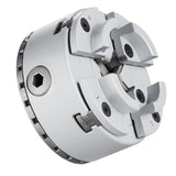 KP965 Lathe Chuck, 4-Jaw 96 mm Diameter, Metal Lathe Chuck Turning Machine Accessories with 5 Sets of Jaws, Self-centering Tool, for Precision Machining, Grinding Machines, Milling Machines