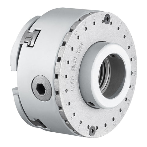 KP965 Lathe Chuck, 4-Jaw 96 mm Diameter, Metal Lathe Chuck Turning Machine Accessories with 5 Sets of Jaws, Self-centering Tool, for Precision Machining, Grinding Machines, Milling Machines