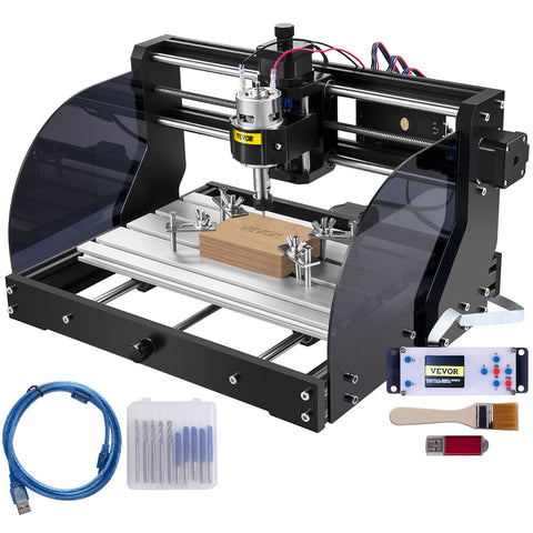 Cnc 3018 Pro 10000RPM Cnc 3018 300×180×45mm Cnc Machine GRBL Control Mini Laser Engraver with Offline Controller 3 Axis laser engraving machine for Carving Milling Plastic Acrylic PVC