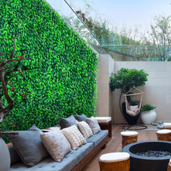 VEVOR Artificial Boxwood Panels, 14 PCS50.8x50.8cmBoxwood Hedge Wall Panels, PE Artificial Grass Backdrop Wall 4 cm , Privacy Hedge Screen for Decoration of Outdoor, Indoor, Garden, Fence, and Backyar
