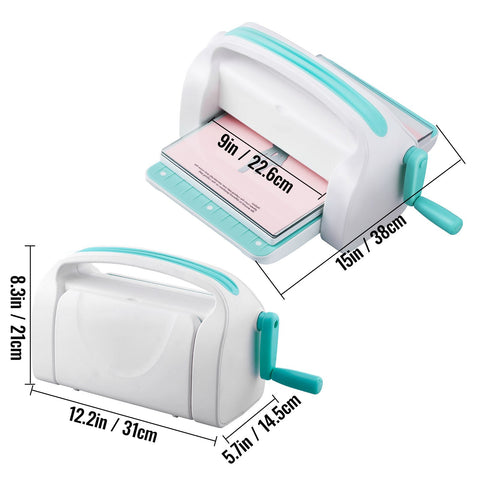 Manual Die Cutting Embossing Machine 9" Opening For Art Craft Scrapbooking
