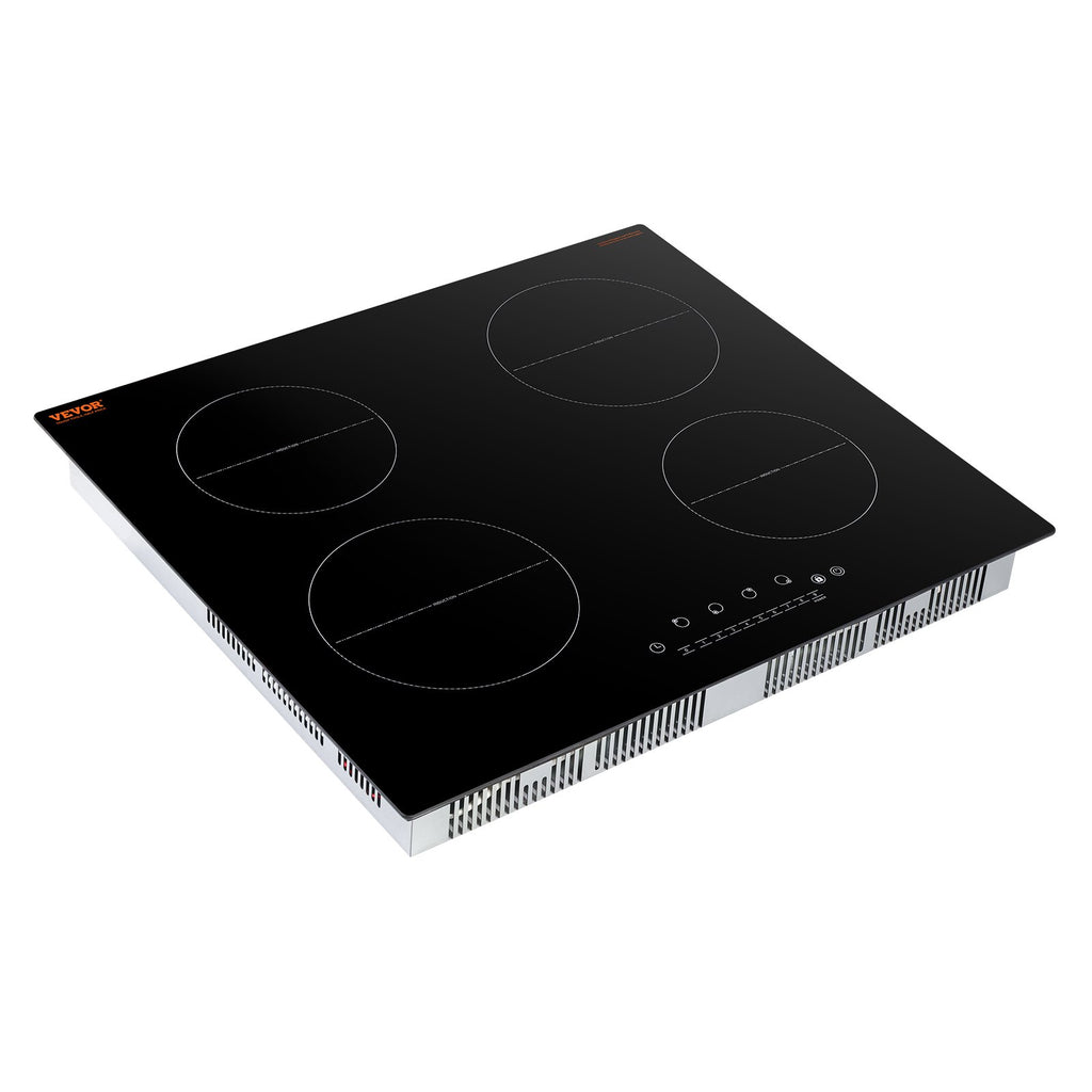 6000W 4 Burner Induction Cooktop Electric Countertop Burner Touch Control