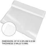 Greenhouse Film, Greenhouse Polyethylene Film 20x28 ft Greenhouse Plastic
