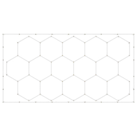 Hexagon Garage Lights 66300LM 15 Grids Honeycomb LED Shop Ceiling Light