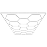 Hexagon Garage Lights 66300LM 15 Grids Honeycomb LED Shop Ceiling Light