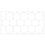 Hexagon Garage Lights 66300LM 15 Grids Honeycomb LED Shop Ceiling Light