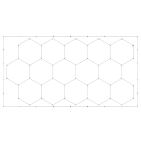 Hexagon Garage Lights 66300LM 15 Grids Honeycomb LED Shop Ceiling Light
