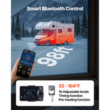 Diesel Heater, 8KW, DC 12V, All in One Portable Diesel Air Heater with Bluetooth APP Control, Remote Control and LCD Screen, 4.5 L Fuel Tank for Vehicles, Vans, RVs, Campers, and Garages