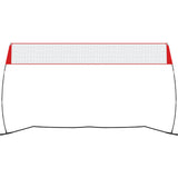 Freestanding Volleyball Training Net for Indoor or Outdoor Use, Adjustable Height Portable Net System with Carrying Bag, Professional Volleyball Practice Trainer for Hitting or Serving Drills