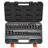 Torx Bit Socket and External Torx Socket Set 31-Piece T8-T70 and E4-E24 Steel