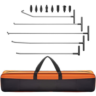 Rods Dent Puller Stainless Steel Paintless Repair Kits Hail Removal 13 PCS