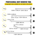 Rods Dent Puller Stainless Steel Paintless Repair Kits Hail Removal 13 PCS