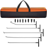 Rods Dent Puller Stainless Steel Paintless Repair Kits Hail Removal 13 PCS