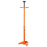 Underhoist Support Stand, 3/4 Ton Capacity Under Hoist Jack Stand, Lifting from 38.4 to 75.4 in, Bearing Mounted Spin Handle, Self-Locking Threaded Screw, Two Wheels, Support Vehicle Components
