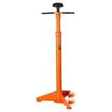 Underhoist Support Stand, 3/4 Ton Capacity Under Hoist Jack Stand, Lifting from 38.4 to 75.4 in, Bearing Mounted Spin Handle, Self-Locking Threaded Screw, Two Wheels, Support Vehicle Components