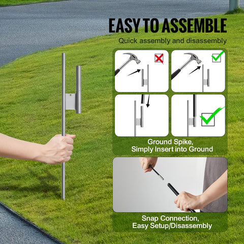 Auto Repair Advertising Feather Flag Kit Swooper Flags and Poles 16.3 FT