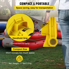VEVOR Air Blower Pump Fan Bounce House Blower 450W 0.6HP for Inflatable Bouncy