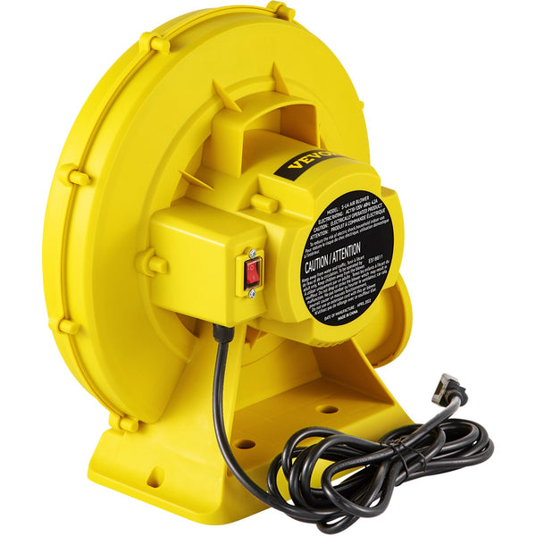 VEVOR Air Blower Pump Fan Bounce House Blower 450W 0.6HP for Inflatable Bouncy