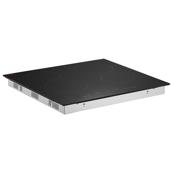 Built-in Electric Cooktop Radiant Ceramic Cooktop 4 Burners 23.2x20.5 inch