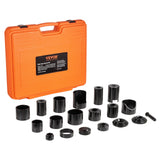 Ball Joint Press Kit, 21 pcs Tool Kit, C-press Ball joint Remove and Install Tools, for Most 2WD and 4WD Cars, Heavy Duty Ball Joint Repair Kit for Automotive Repairing