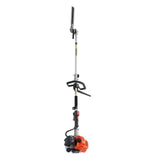 15.7-inch 26CC 2 Cycle Gas Hedge Trimmer, Gas Powered Pole Hedge Trimmer with Dual Sided Dual Action Blade, Adjustable Trimmer Head, Suitable for Trimming Shrubs, Bushes