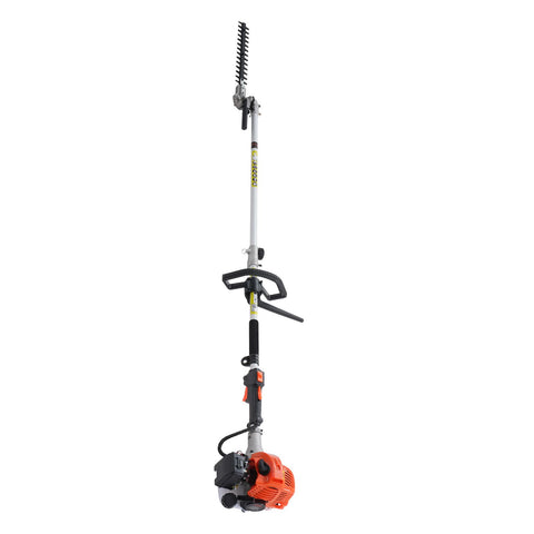 15.7-inch 26CC 2 Cycle Gas Hedge Trimmer, Gas Powered Pole Hedge Trimmer with Dual Sided Dual Action Blade, Adjustable Trimmer Head, Suitable for Trimming Shrubs, Bushes