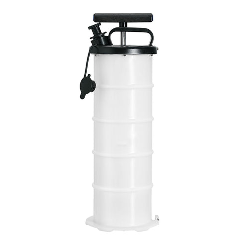 Fluid Extractor, 6.5 Liters Capacity, Manual Hand-Operated Oil Changer Vacuum Fluid Extractor with Dipstick and Suction Hose, Oil Extractor Change Pump for Automotive Fluids Vacuum Evacuation