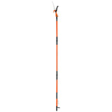 Manual Pole Saw, 2.24 m-8.24 m Extendable Tree Pruner, Sharp Steel Blade and Scissors High Branches Trimming, Branch Trimmer with Lightweight 8 Fiberglass Handles, for Pruning Palms and Shrubs