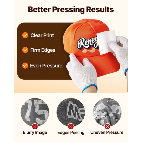 Hat Heat Press Cap Heat Press Machine 4 Heating Pads Sublimation Transfer