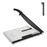 Paper Cutter, Guillotine Trimmer, 457 mm Cut Length, 20 Sheets Capacity, Heavy Duty Guillotine Paper Cutter with Guard Rail/Blade Lock for Cardstock/Cardboard, Paper Trimmer for Home Office