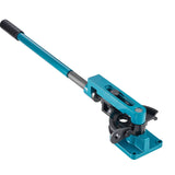 Pipe Tube Bender, 3/8" to 1" Manual Pipe Tube Bender, with 7 Dies, Heavy Duty Tube Bender Tubing of Steel Metal Copper, for Repair Shops, Blue
